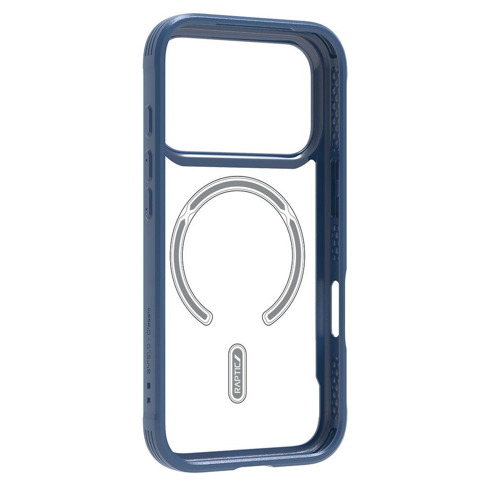 Apple iPhone 17 Pro Kılıf M-safe Şarj Özellikli Airbagli Raptic Shield Serisi Şeffaf Arka Yüzey Kapak - 6