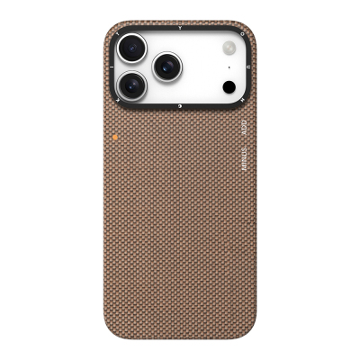Apple iPhone 17 Pro Kılıf M-safe Şarj Özellikli Aramid Fiber Youngkit 1500D Kevlar Extreme Wing Titanyum-Gold Serisi Kapak Titanyum-Gold