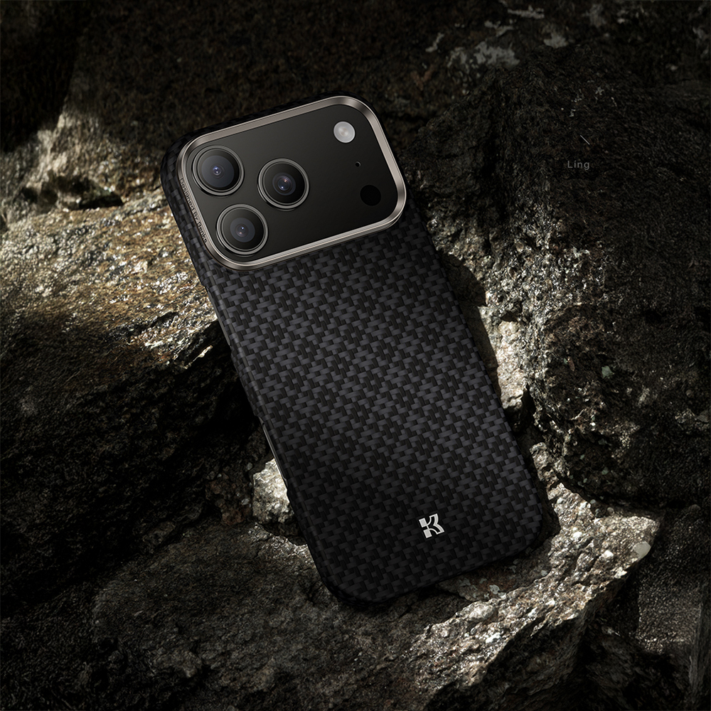 Apple iPhone 17 Pro Kılıf M-Safe Şarj Özellikli Benks ArmorAir ArmorGrid Serisi Kevlar Kapak - 17
