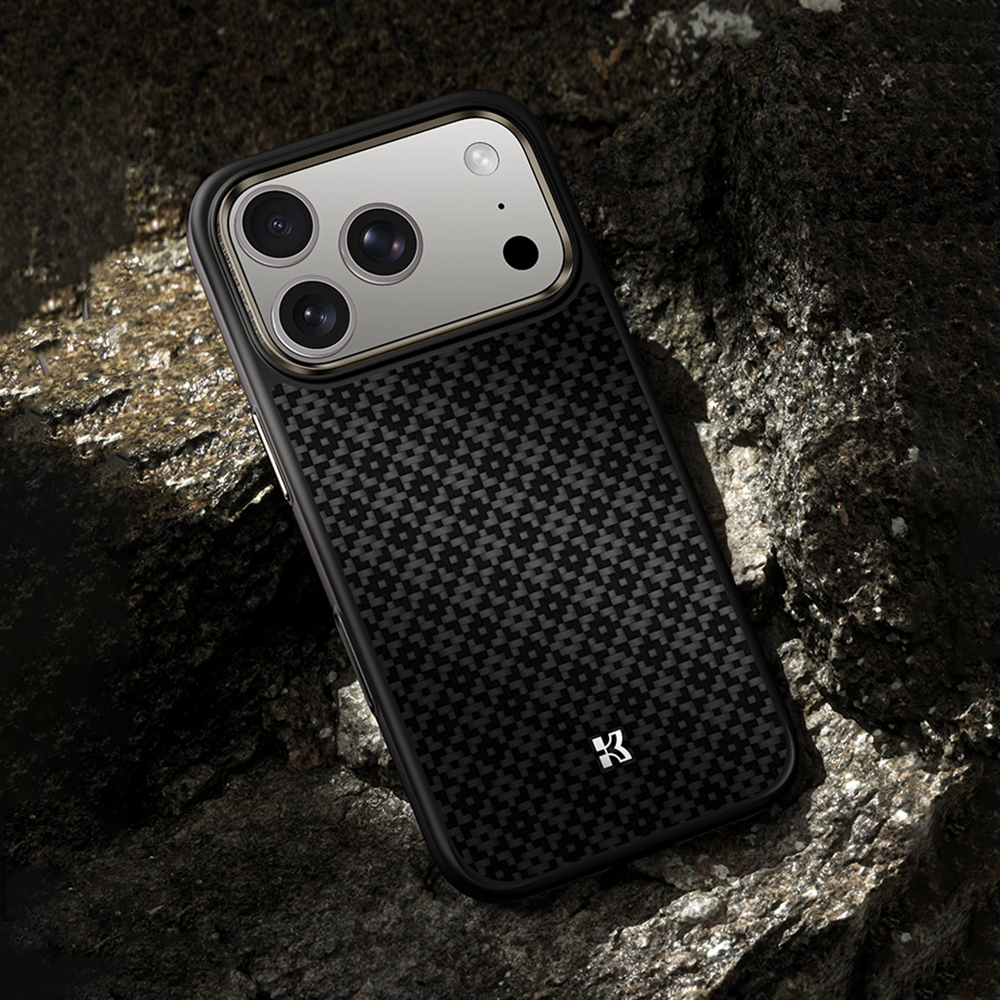 Apple iPhone 17 Pro Kılıf M-Safe Şarj Özellikli Benks ArmorPro ArmorGrid Serisi Kevlar Kapak - 8