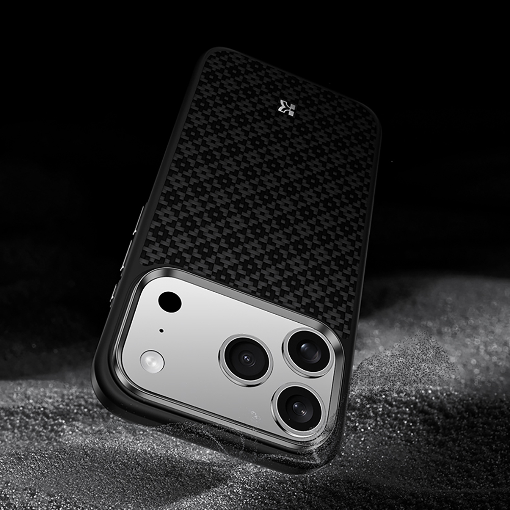 Apple iPhone 17 Pro Kılıf M-Safe Şarj Özellikli Benks ArmorPro ArmorGrid Serisi Kevlar Kapak - 10