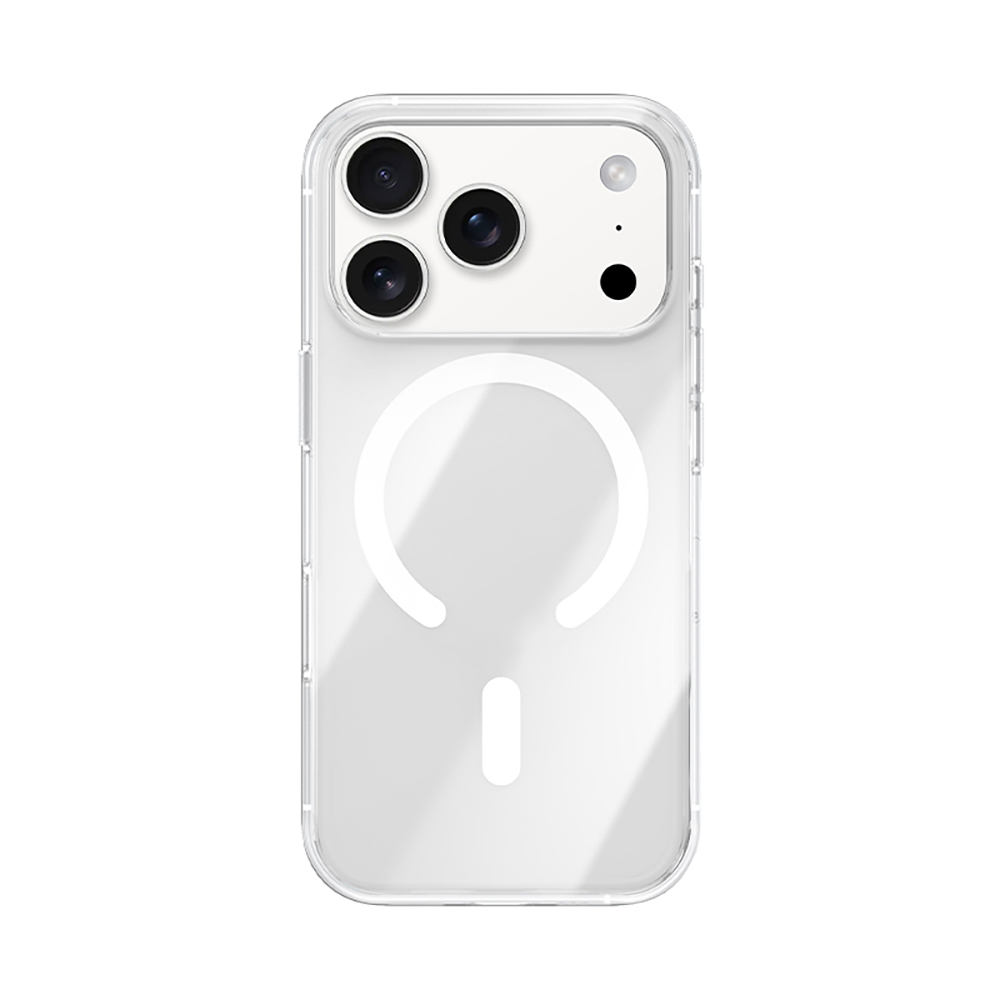 Apple iPhone 17 Pro Kılıf M-safe Şarj Özellikli Benks ​​​​​​Crystal Serisi Şeffaf Kapak - 1