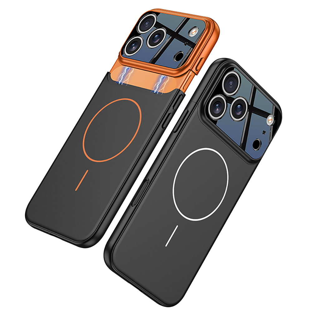 Apple iPhone 17 Pro Kılıf M-safe Şarj Özellikli Çift Parçalı Zore Napoli Kapak - 13