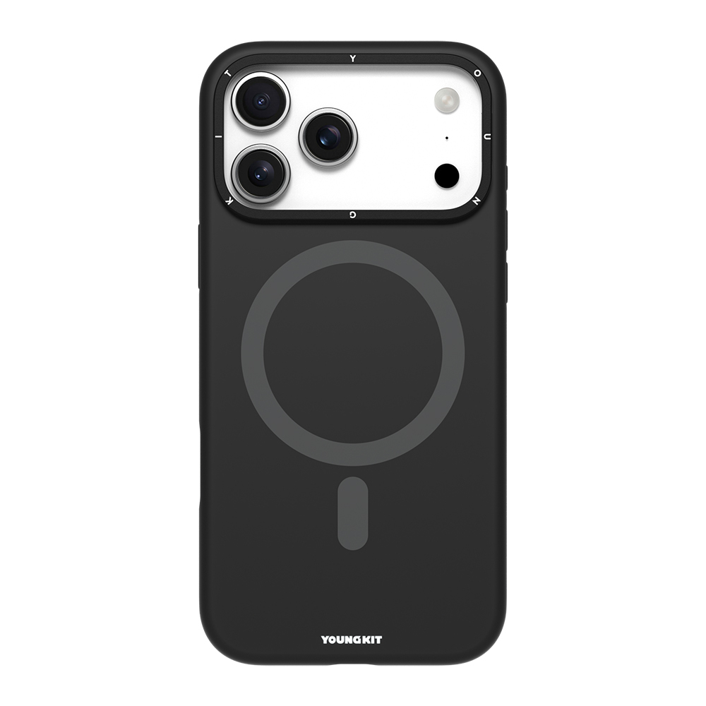 Apple iPhone 17 Pro Kılıf M-Safe Şarj Özellikli Kamera Standlı Youngkit Gel Cream Serisi Kapak - 1