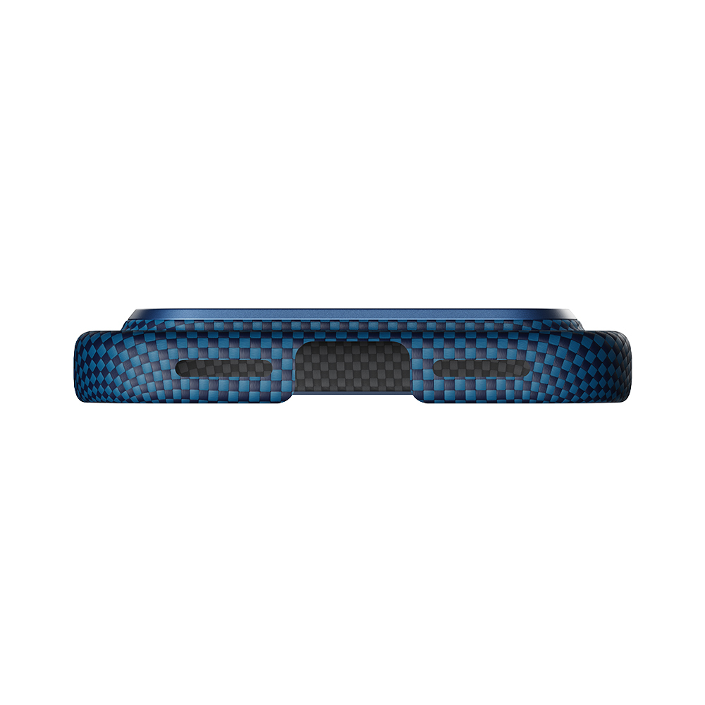 Apple iPhone 17 Pro Kılıf M-safe Şarj Özellikli Lumintex Fosforlu Pitaka Tactile Woven Starpeak Serisi Milky Way Galaxy Kapak - 8