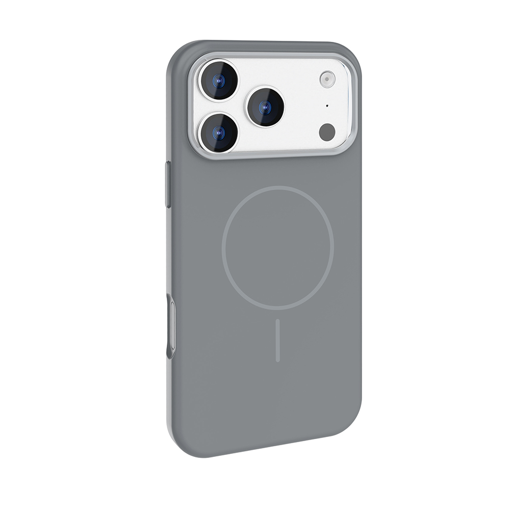 Apple iPhone 17 Pro Kılıf M-Safe Şarj Özellikli Metal Kamera Çerçeveli Zore Edi Silikon Kapak - 14