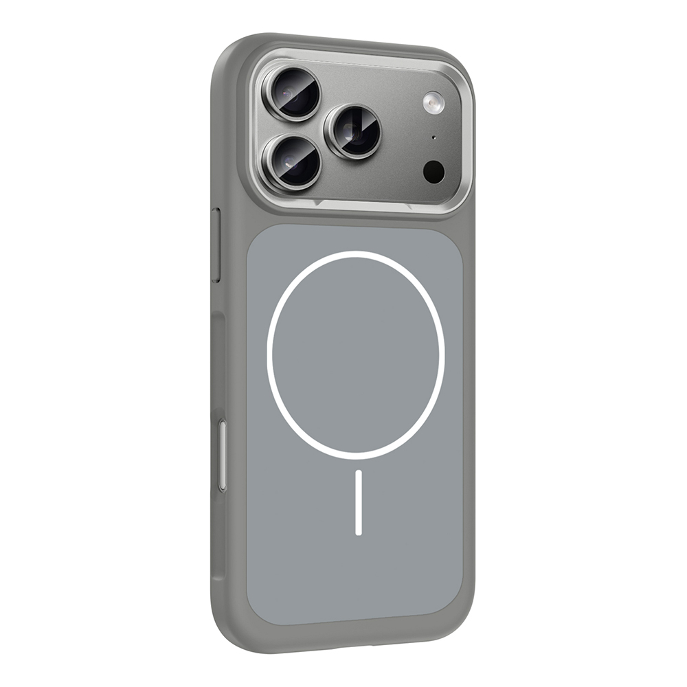 Apple iPhone 17 Pro Kılıf M-Safe Şarj Özellikli Metal Kamera Çerçeveli Zore Sanremo Silikon Kapak - 9