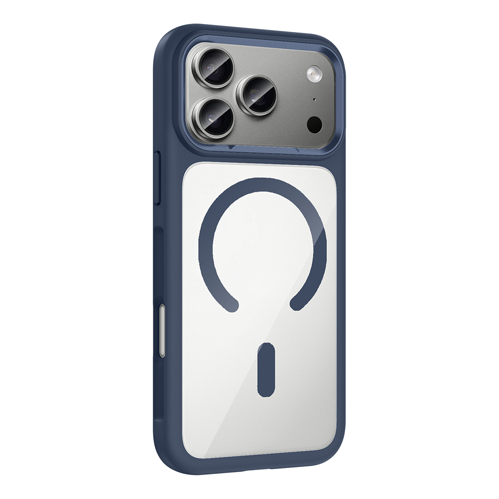 Apple iPhone 17 Pro Kılıf M-Safe Şarj Özellikli Metal Kamera Çerçeveli Zore Tiko Kapak - 7