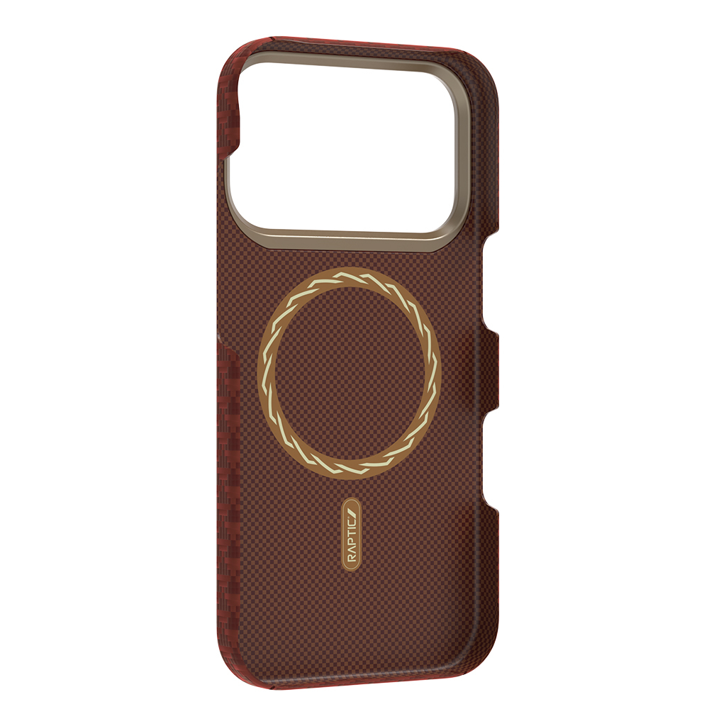 Apple iPhone 17 Pro Kılıf M-safe Şarj Özellikli Raptic Aramid Skin Origin Serisi Kapak - 10