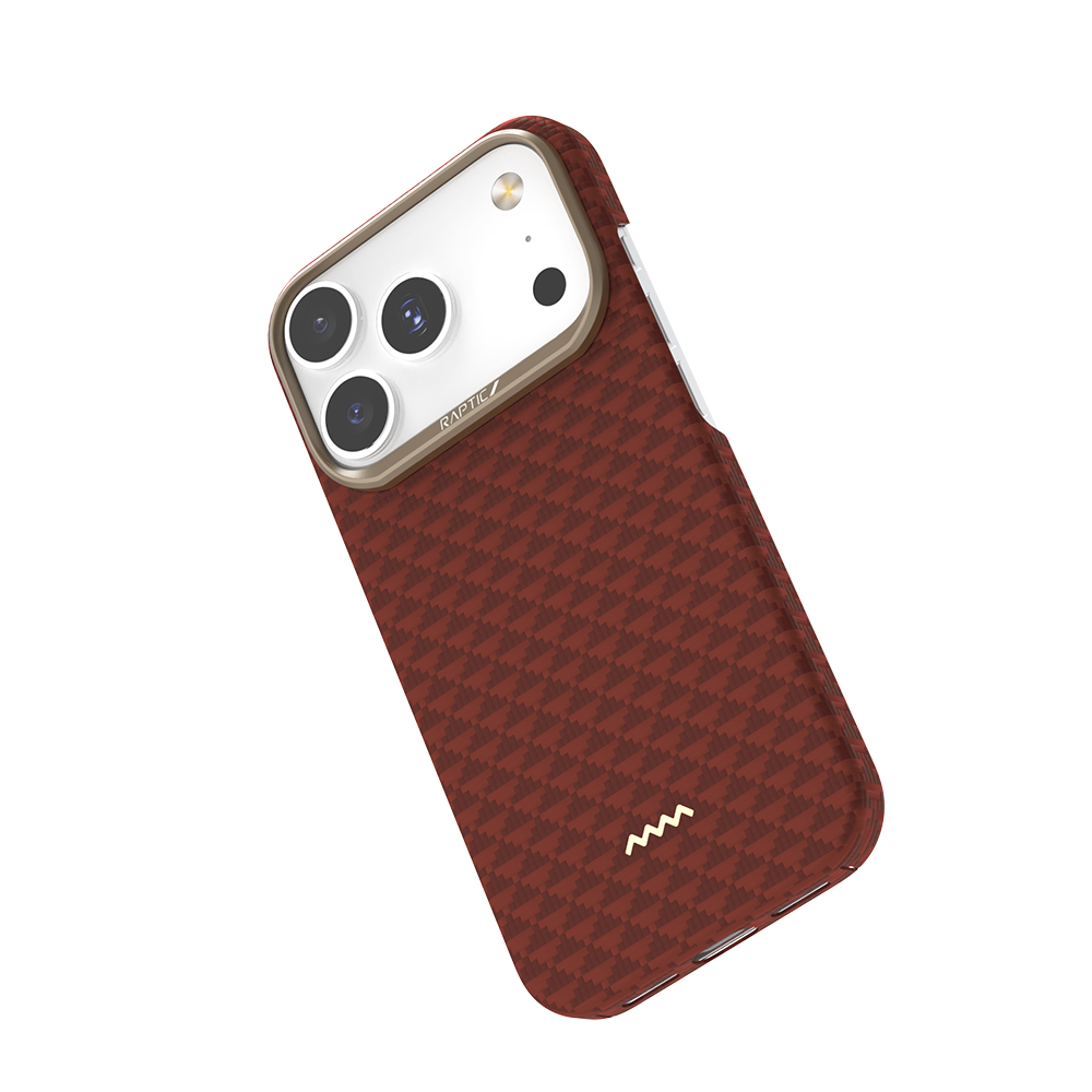 Apple iPhone 17 Pro Kılıf M-safe Şarj Özellikli Raptic Aramid Skin Origin Serisi Kapak - 15