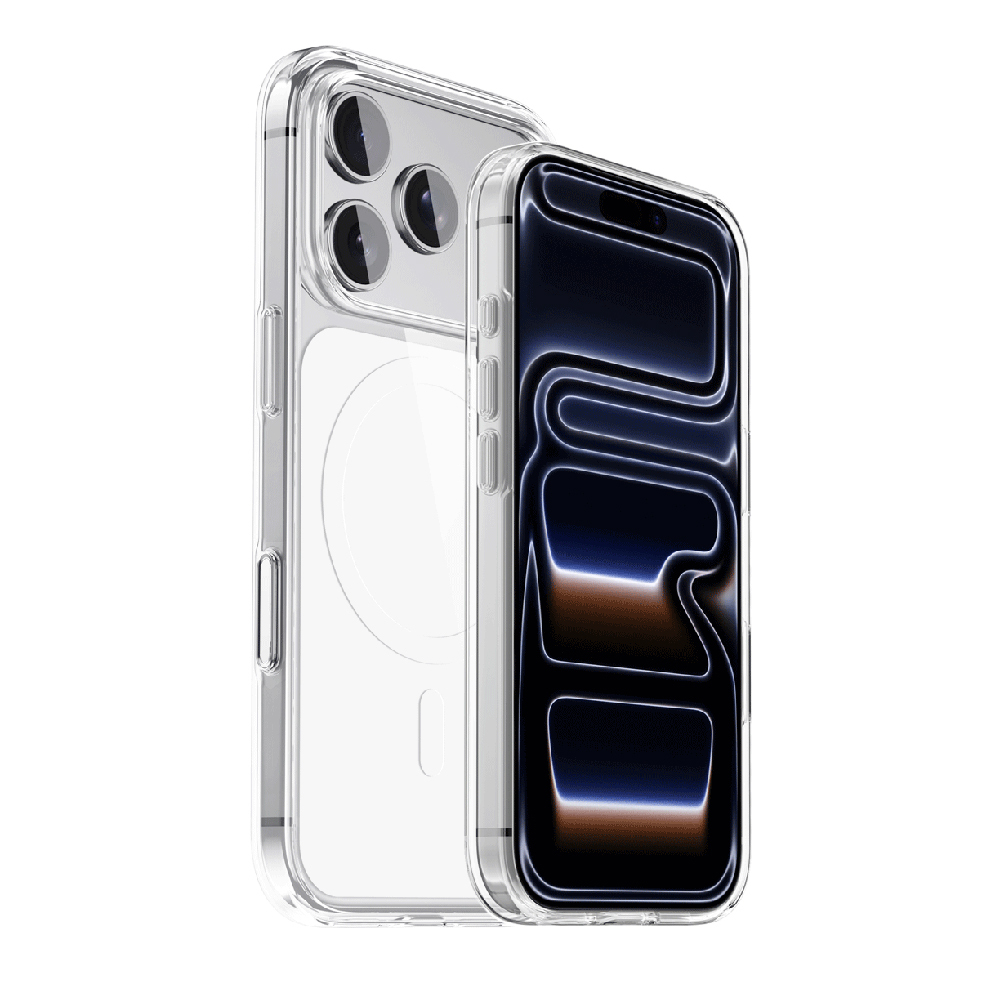 Apple iPhone 17 Pro Kılıf M-safe Şarj Özellikli Şeffaf Tasarımlı Wlons Apple Kapak - 6