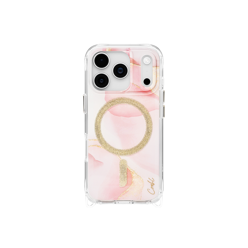 Apple iPhone 17 Pro Kılıf M-safe Şarj Özellikli Simli Magnetik Coehl Aeris Kapak - 2