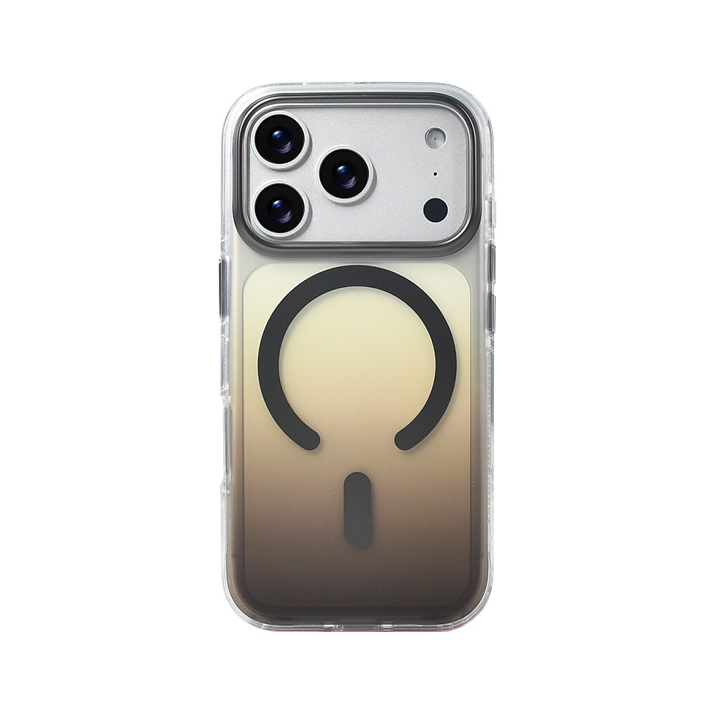 Apple iPhone 17 Pro Kılıf M-safe Şarj Özellikli Transparan Renk Geçişli Zore Toros Kapak - 18