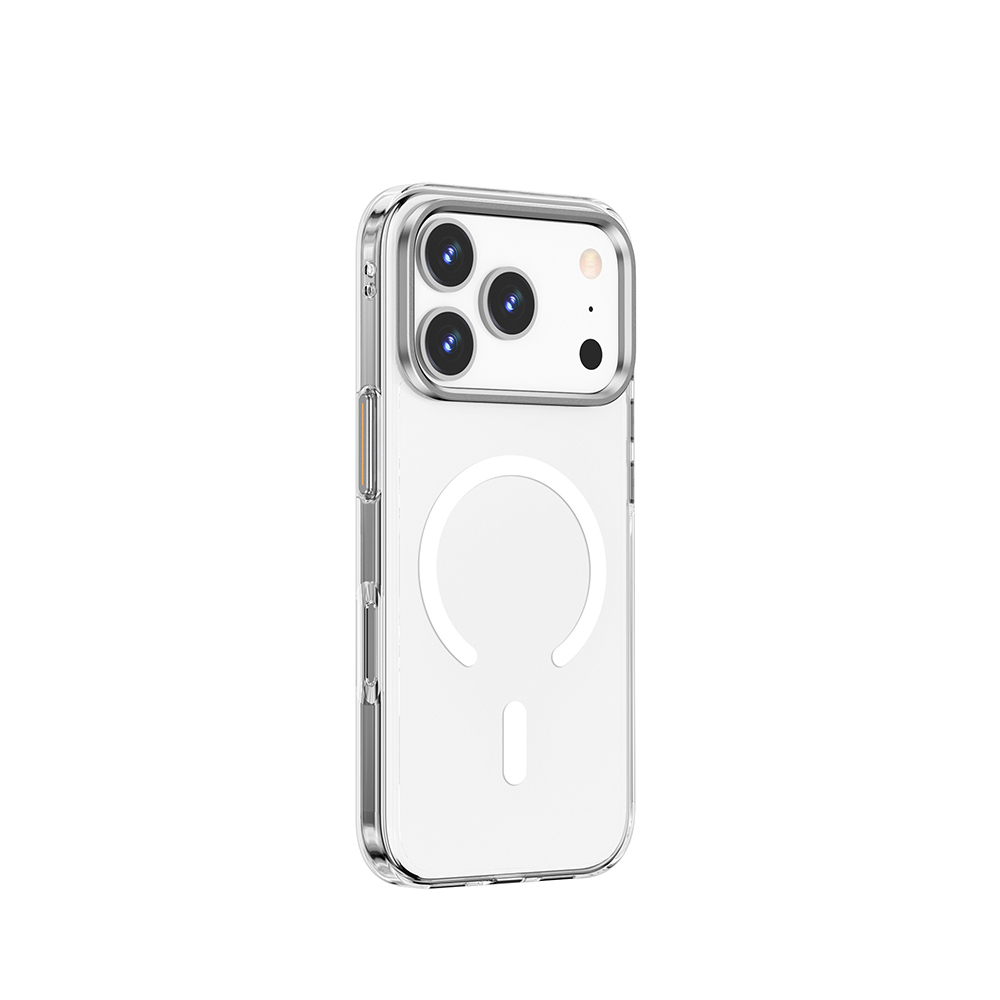 Apple iPhone 17 Pro Kılıf M-safe Şarj Özellikli Wiwu YXK-208 Invisible Ultra Sert PC Kapak - 3