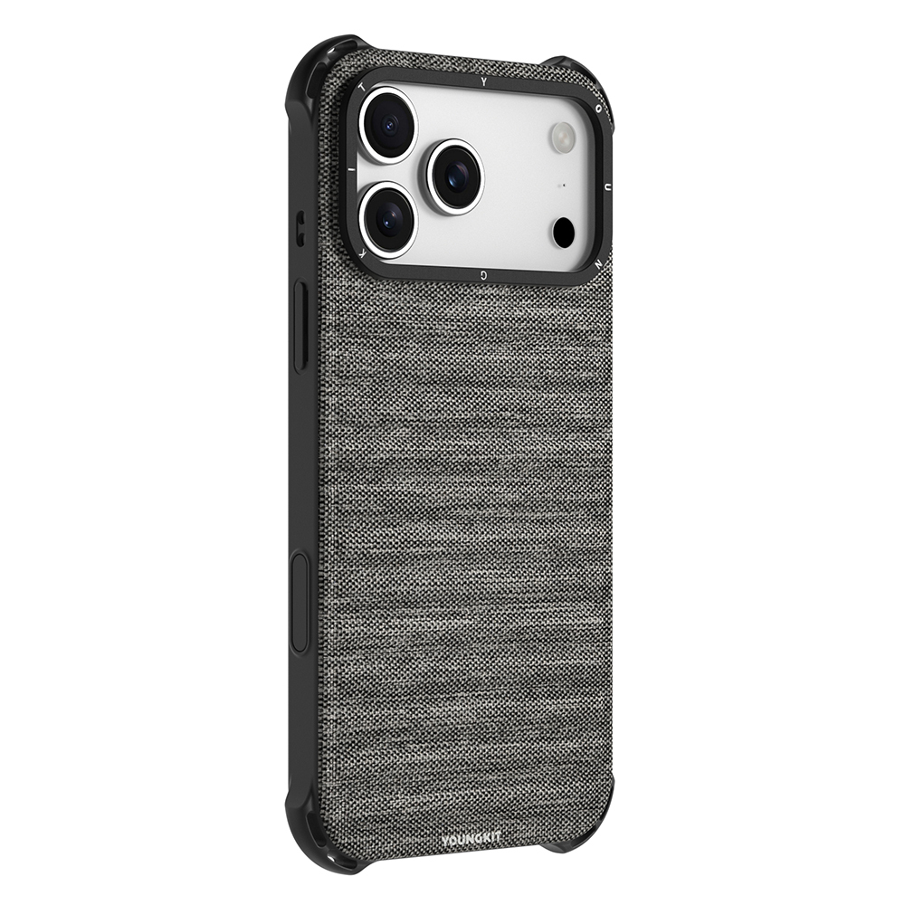 Apple iPhone 17 Pro Kılıf M-safe Şarj Özellikli Youngkit Canvas Serisi Kapak - 8