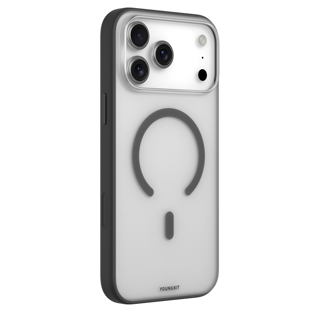 Apple iPhone 17 Pro Kılıf M-safe Şarj Özellikli Youngkit Clear Serisi Kapak - 6