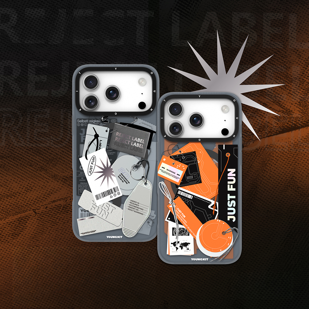 Apple iPhone 17 Pro Kılıf M-Safe Şarj Özellikli Youngkit Different Dimension Serisi Kapak - 12