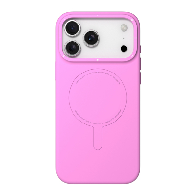 Apple iPhone 17 Pro Kılıf M-Safe Şarj Özellikli Youngkit Morandi Serisi Kapak Pembe