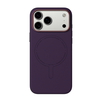 Apple iPhone 17 Pro Kılıf M-Safe Şarj Özellikli Youngkit Vela Serisi Kapak Mor