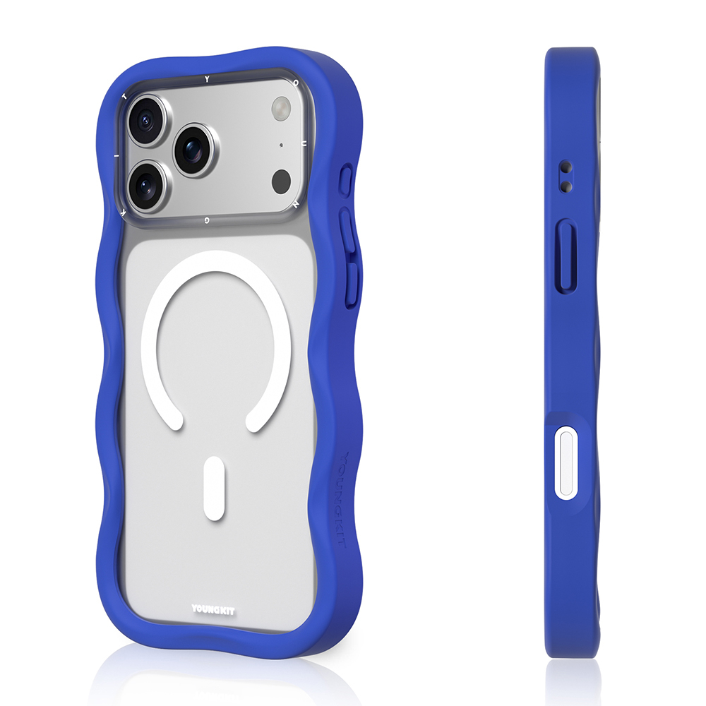 Apple iPhone 17 Pro Kılıf M-safe Şarj Özellikli Youngkit Wave Matte Serisi Kapak - 8