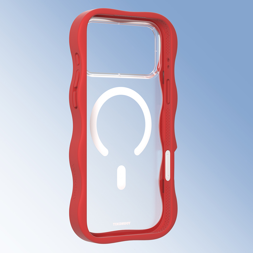 Apple iPhone 17 Pro Kılıf M-safe Şarj Özellikli Youngkit Wave Matte Serisi Kapak - 15