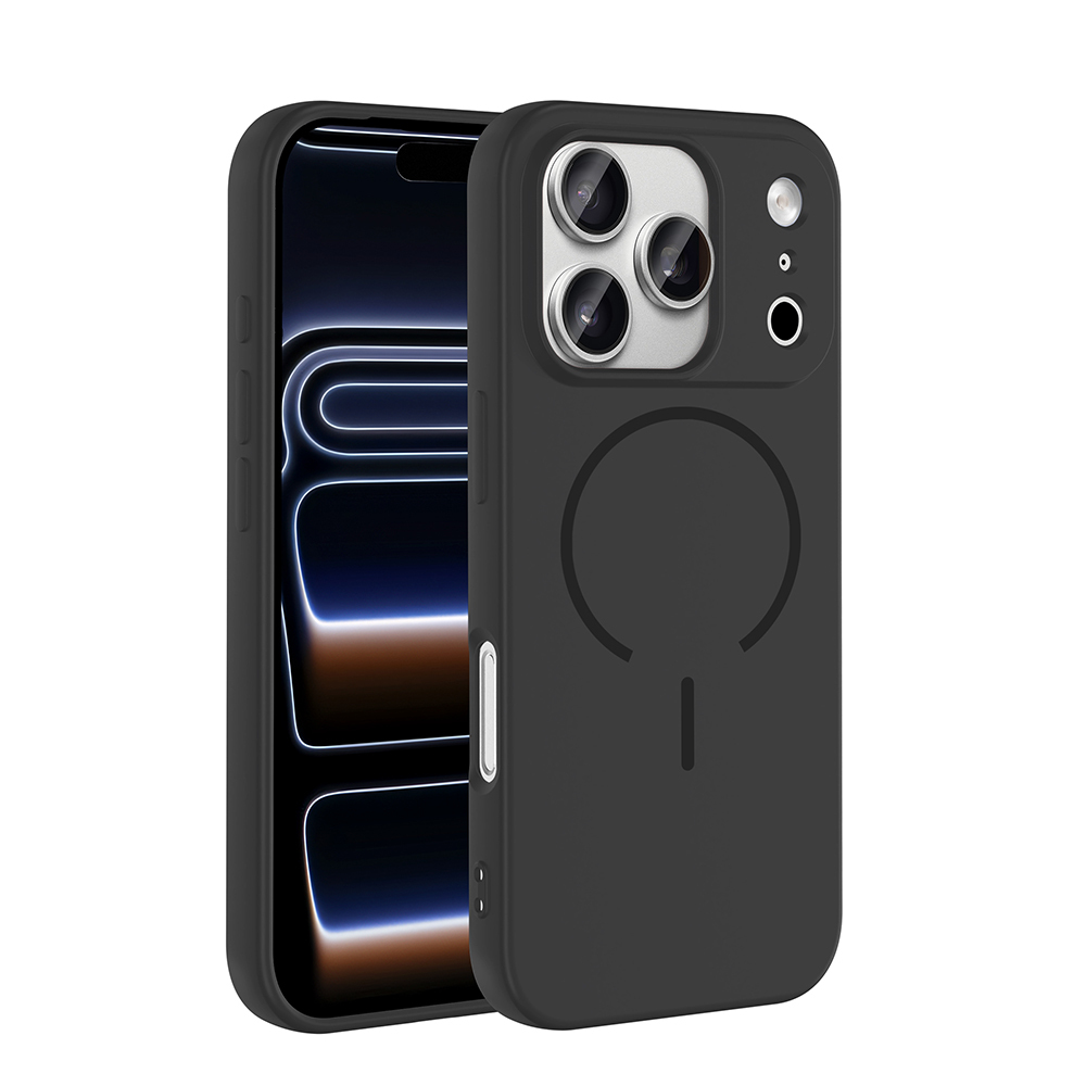 Apple iPhone 17 Pro Kılıf M-safe Şarj Özellikli Zore Meta Kapak - 2