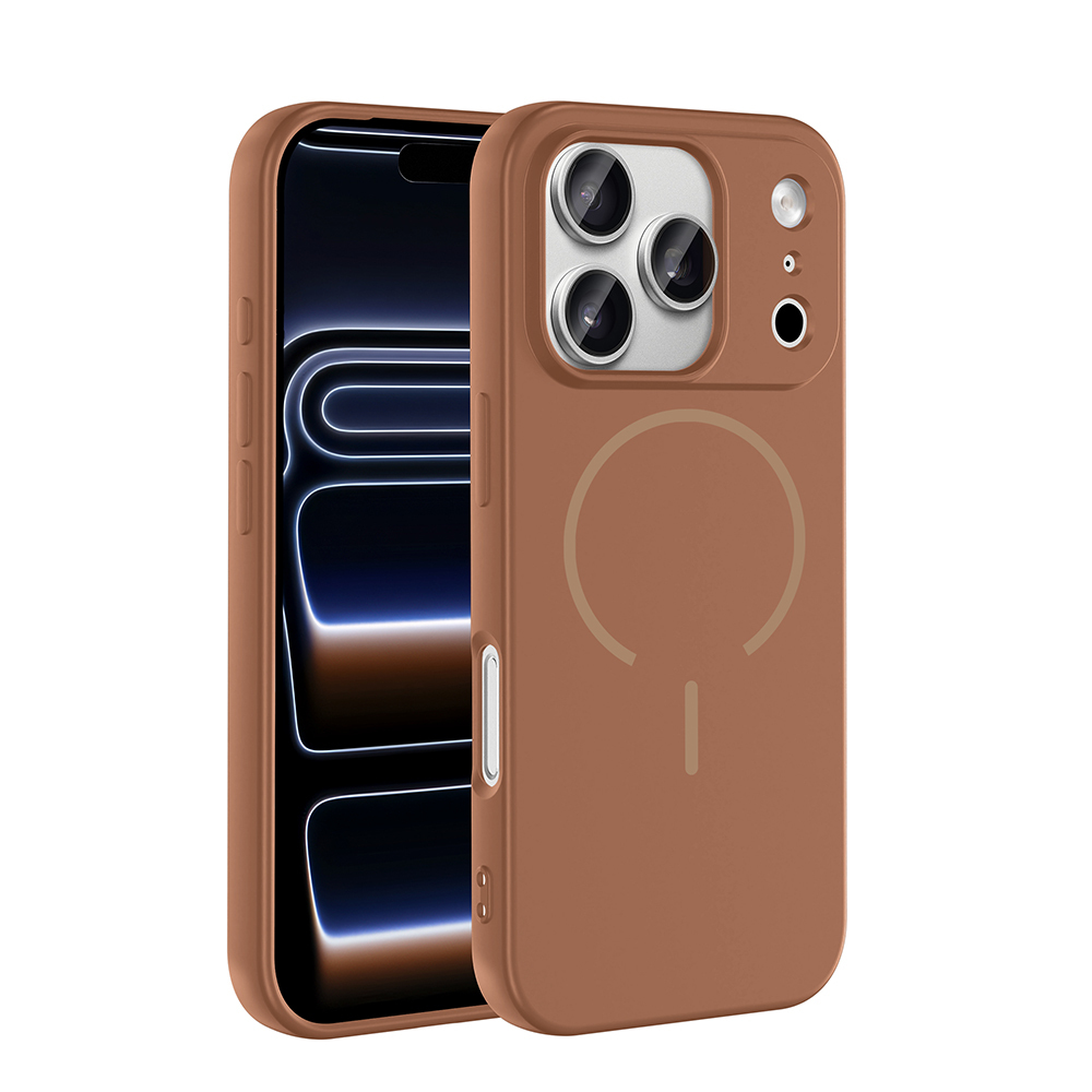 Apple iPhone 17 Pro Kılıf M-safe Şarj Özellikli Zore Meta Kapak - 6