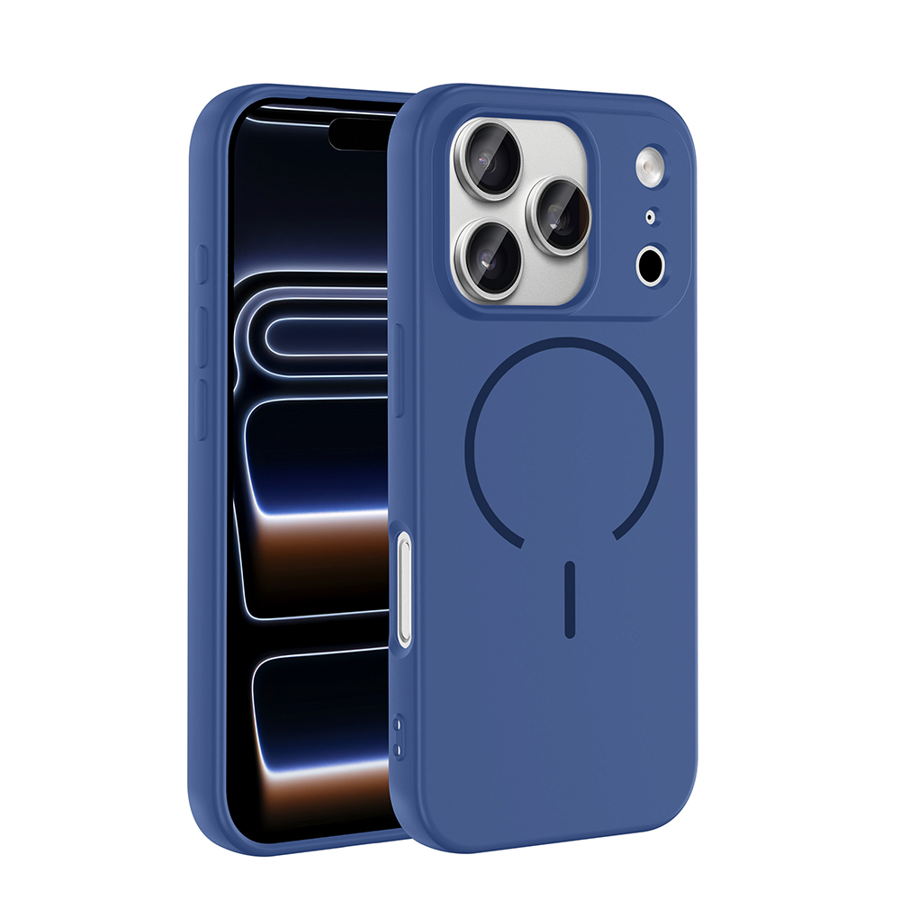 Apple iPhone 17 Pro Kılıf M-safe Şarj Özellikli Zore Meta Kapak - 7