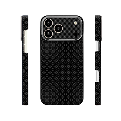 Apple iPhone 17 Pro Kılıf M-Safe Şarj Özellikli Zore Paris Velix Sert PC Kapak Siyah