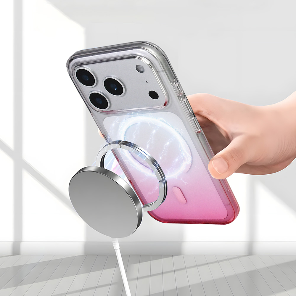 Apple iPhone 17 Pro Kılıf M-Safe Şarj Özellikli Zore Septik Silikon Kapak - 19