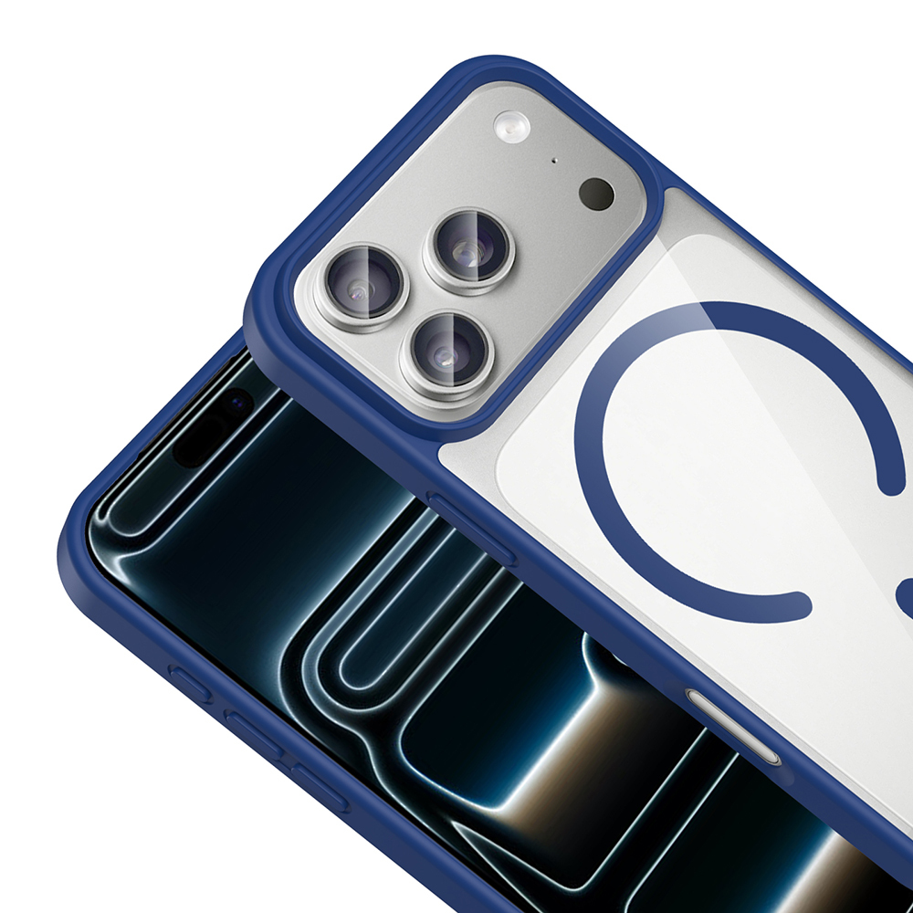 Apple iPhone 17 Pro Kılıf M-safe Wireless Şarj Özellikli Silikon Zore Ege Kapak - 10