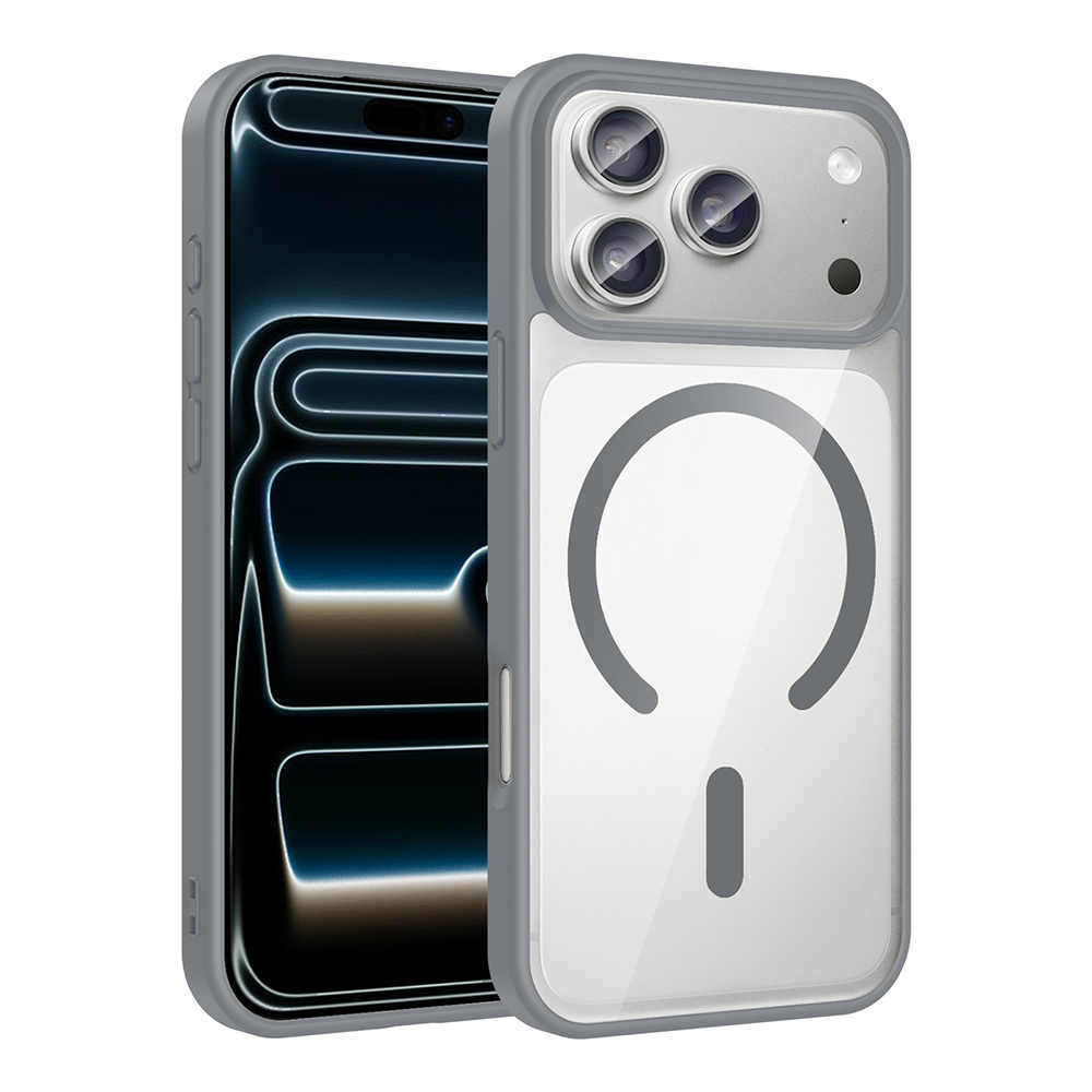 Apple iPhone 17 Pro Kılıf M-safe Wireless Şarj Özellikli Silikon Zore Ege Kapak - 3