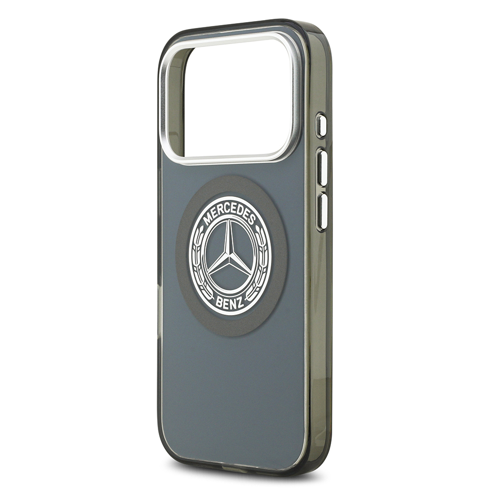 Apple iPhone 17 Pro Kılıf Mercedes Benz Orjinal Lisanslı M-safe Şarj Özellikli Çift Katmanlı PC Nostaljik Yıldız Dizayn Kapak - 10