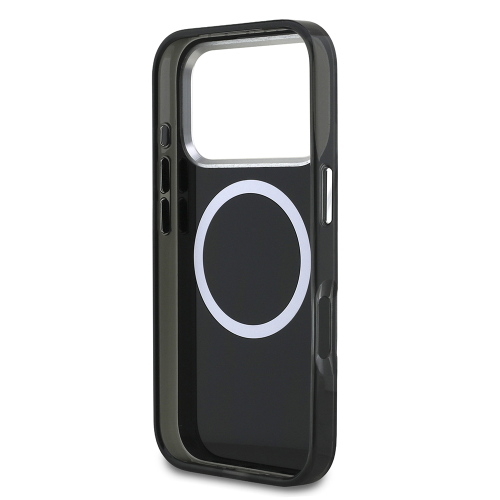 Apple iPhone 17 Pro Kılıf Orjinal Lisanslı M-safe Şarj Özellikli Karl Lagerfeld IML Baskılı Monogram Dizayn Kapak - 8