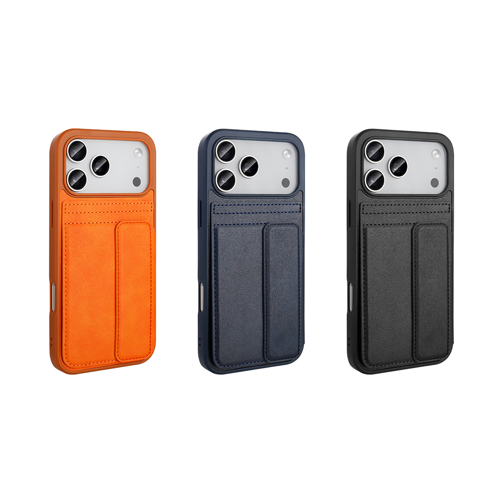 Apple iPhone 17 Pro Kılıf PU Deri Kartlıklı Zore Sevilla Kapak - 11