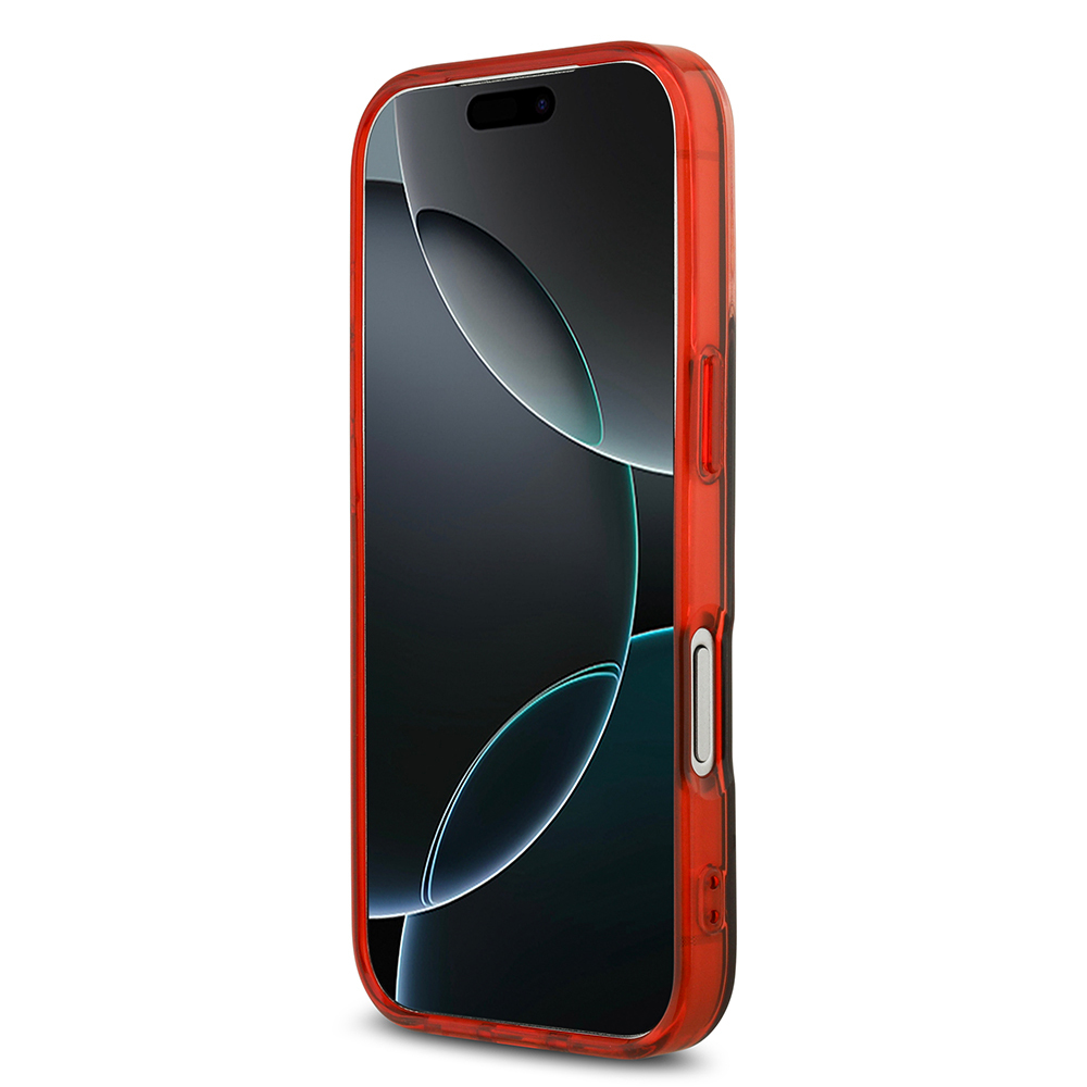 Apple iPhone 17 Pro Kılıf Redbull Orjinal Lisanslı M-safe Şarj Özellikli Çift Katmanlı Çizgi Desenli Sert PC MV Kapak - 3
