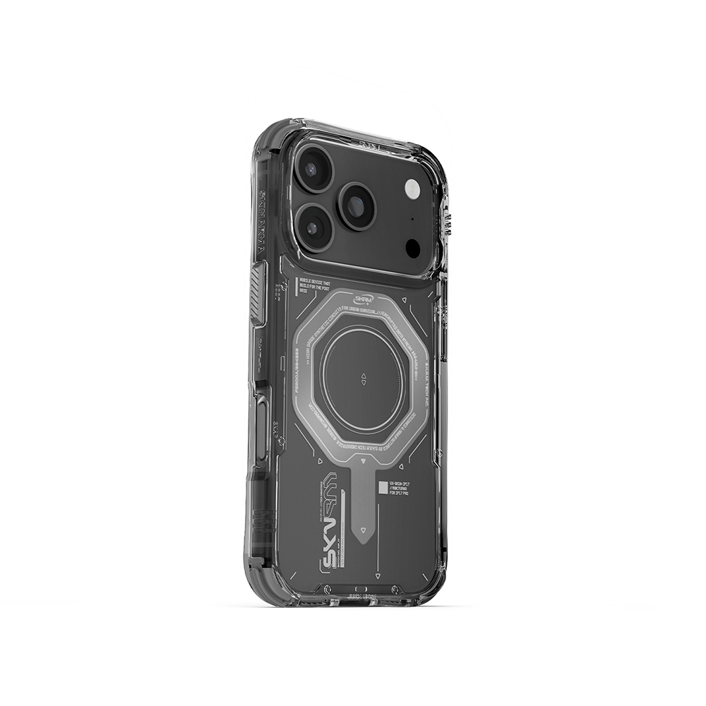 Apple iPhone 17 Pro Kılıf SkinArma M-safe Şarj Özellikli Airbag Tasarımlı Magma Kapak - 2