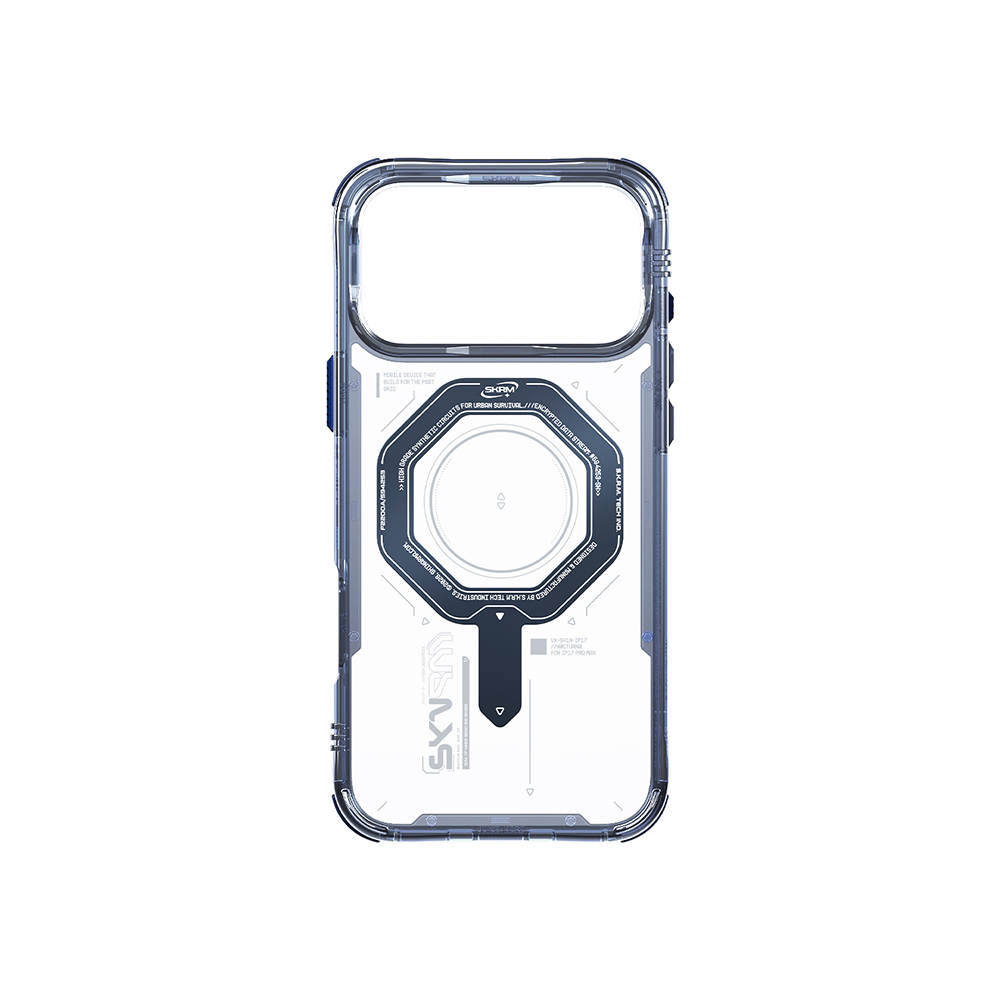 Apple iPhone 17 Pro Kılıf SkinArma M-safe Şarj Özellikli Airbag Tasarımlı Magma Kapak - 9