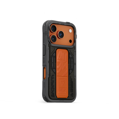 Apple iPhone 17 Pro Kılıf SkinArma M-safe Şarj Özellikli Airbag Tasarımlı Standlı Phantom Kapak Yeşil