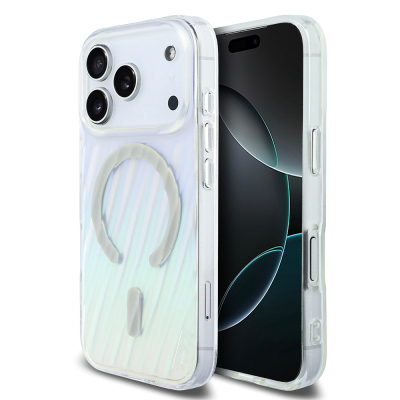 Apple iPhone 17 Pro Kılıf TUMI Orjinal Lisanslı M-safe Şarj Özellikli Transparan Kapak Colorful