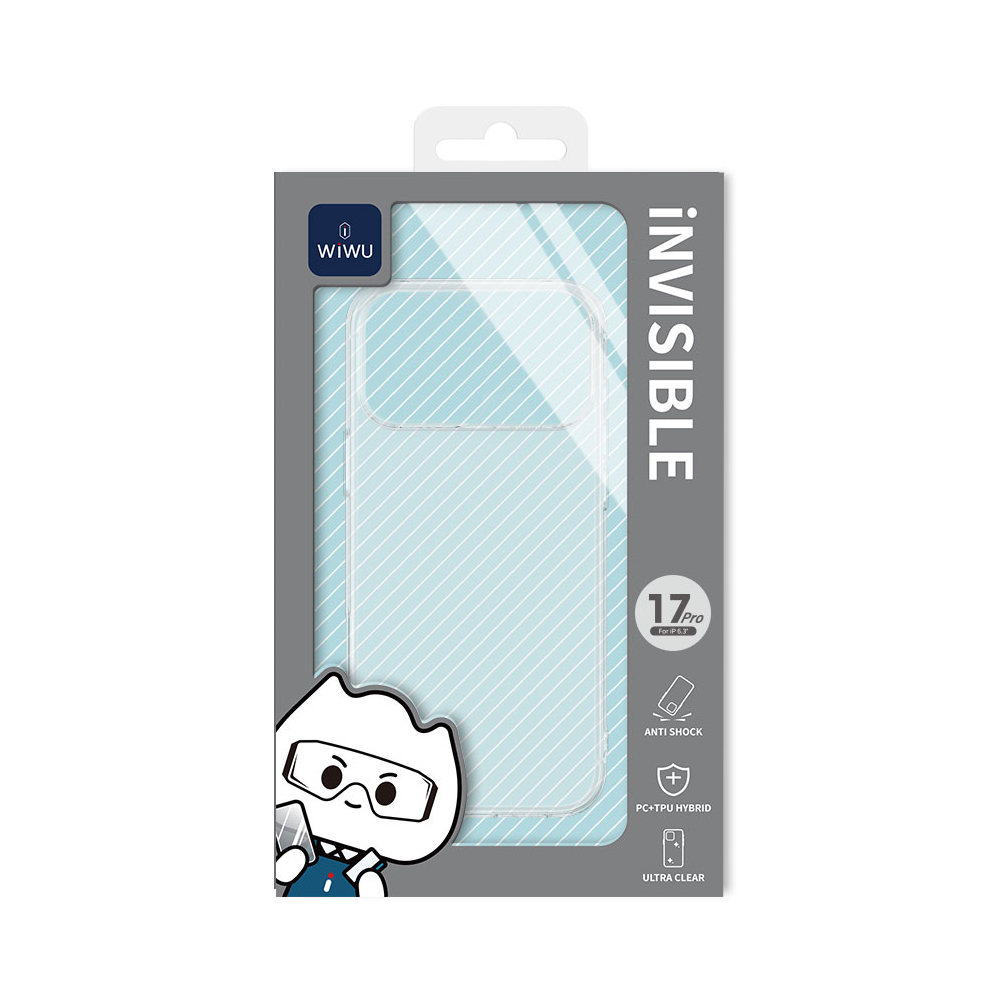 Apple iPhone 17 Pro Kılıf Wiwu YXK-206 Invisible Sert PC Kapak - 5