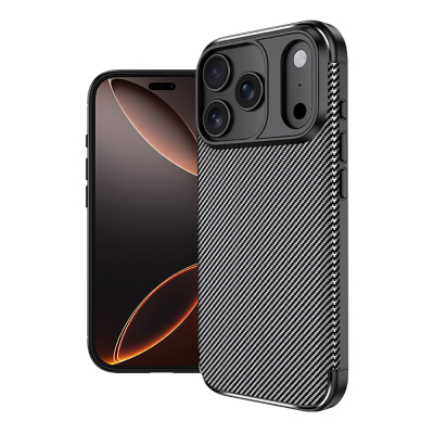 Apple iPhone 17 Pro Kılıf Zore Negro Silikon Kapak Siyah