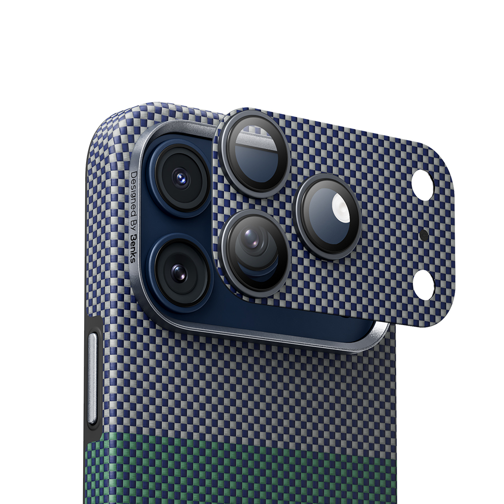 Apple iPhone 17 Pro Max Benks ArmorWarrior Aurora Serisi Kevlar Kamera Lens Koruyucu - 3