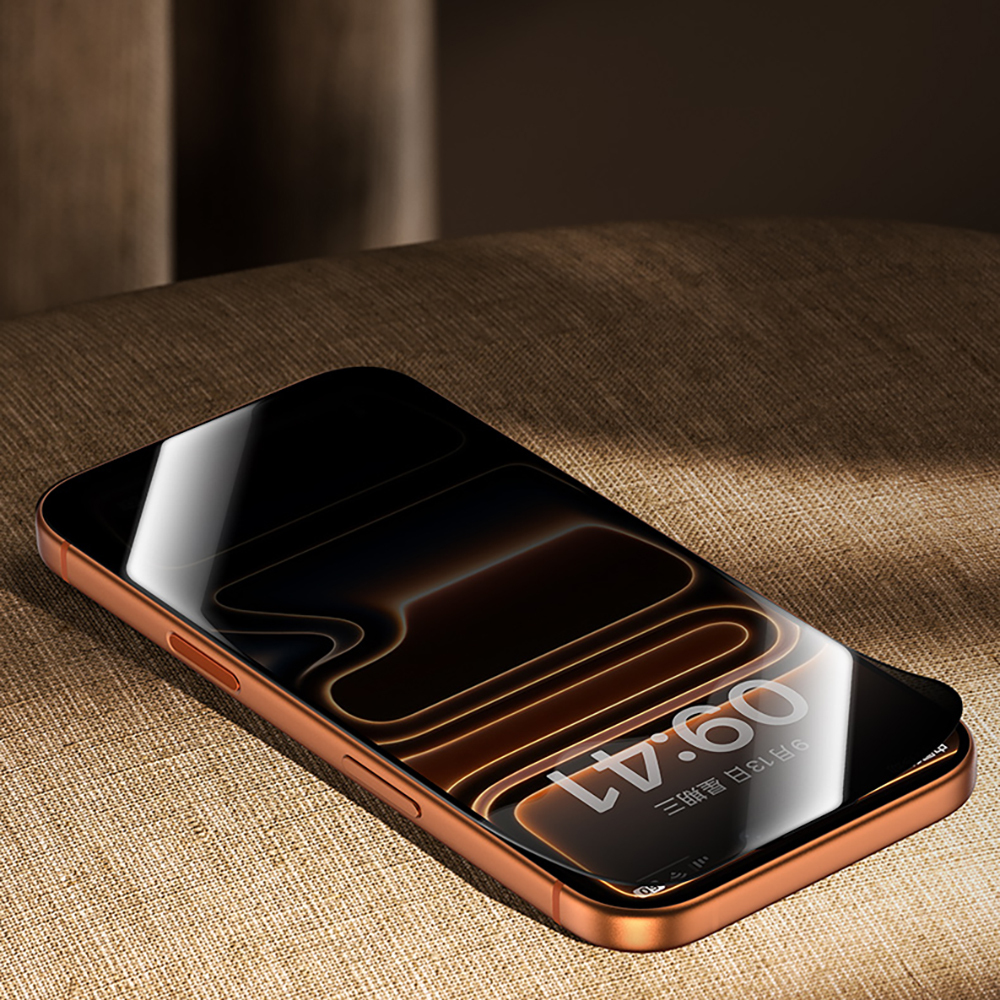 Apple iPhone 17 Pro Max Benks Glass Warrior 2.0 EZFita Privacy Hayalet Cam Ekran Koruyucu + Kolay Uygulama Aparatı - 13