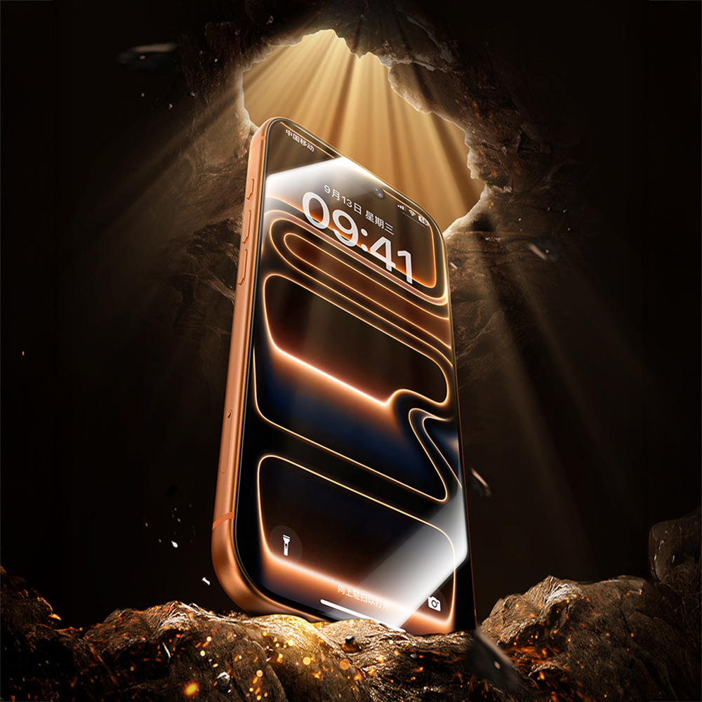 Apple iPhone 17 Pro Max Benks Glass Warrior 2.0 EZFita Safir Cam Ekran Koruyucu + Kolay Uygulama Aparatı - 6