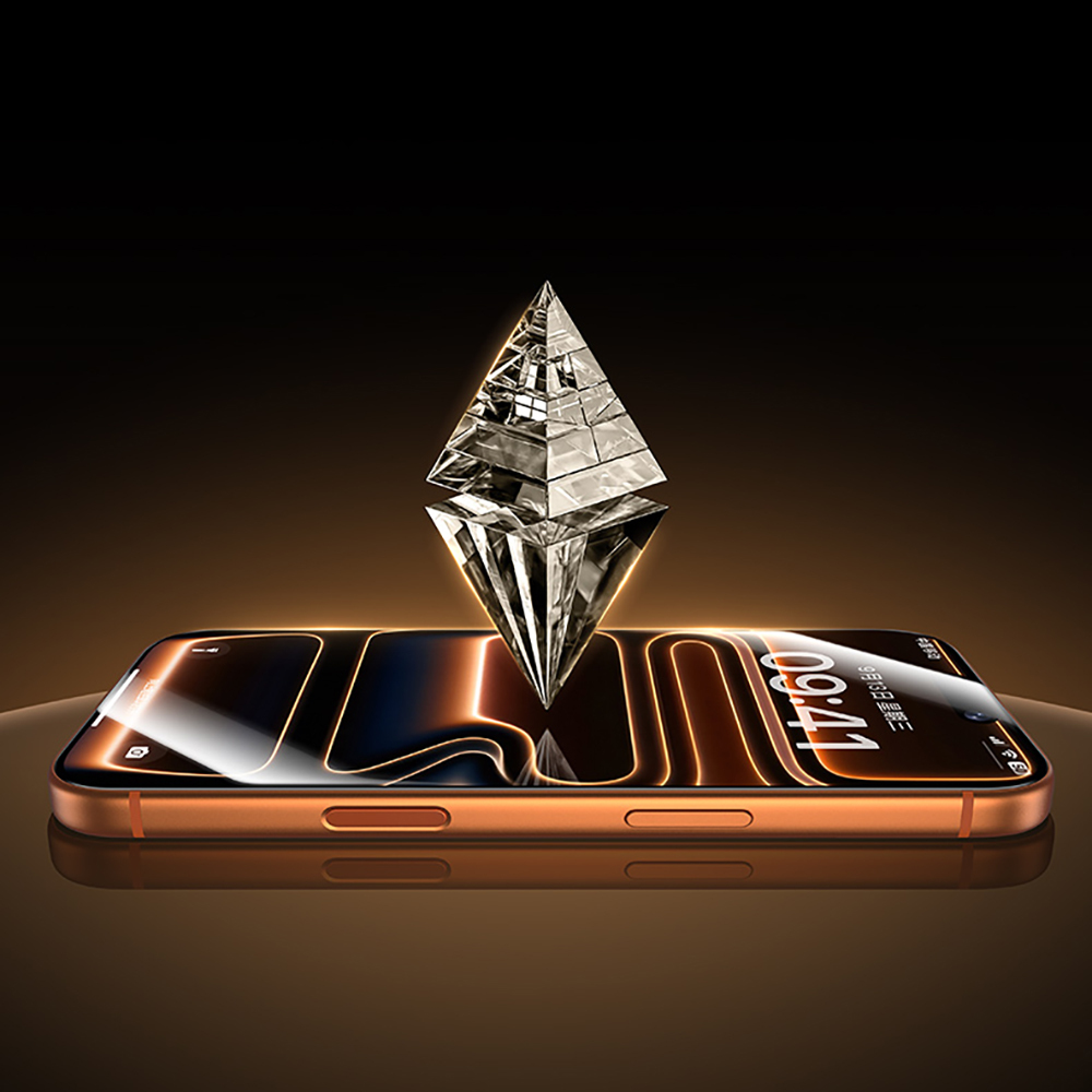 Apple iPhone 17 Pro Max Benks Glass Warrior 2.0 EZFita Safir Cam Ekran Koruyucu + Kolay Uygulama Aparatı - 10