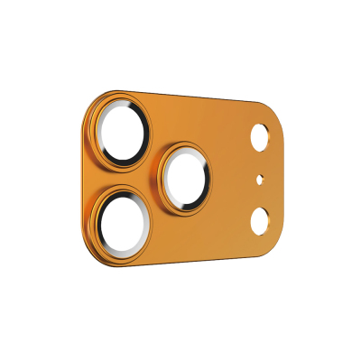 Apple iPhone 17 Pro Max Benks Glass Warrior Anti Reflective Metal Camera Lens Protector Orange