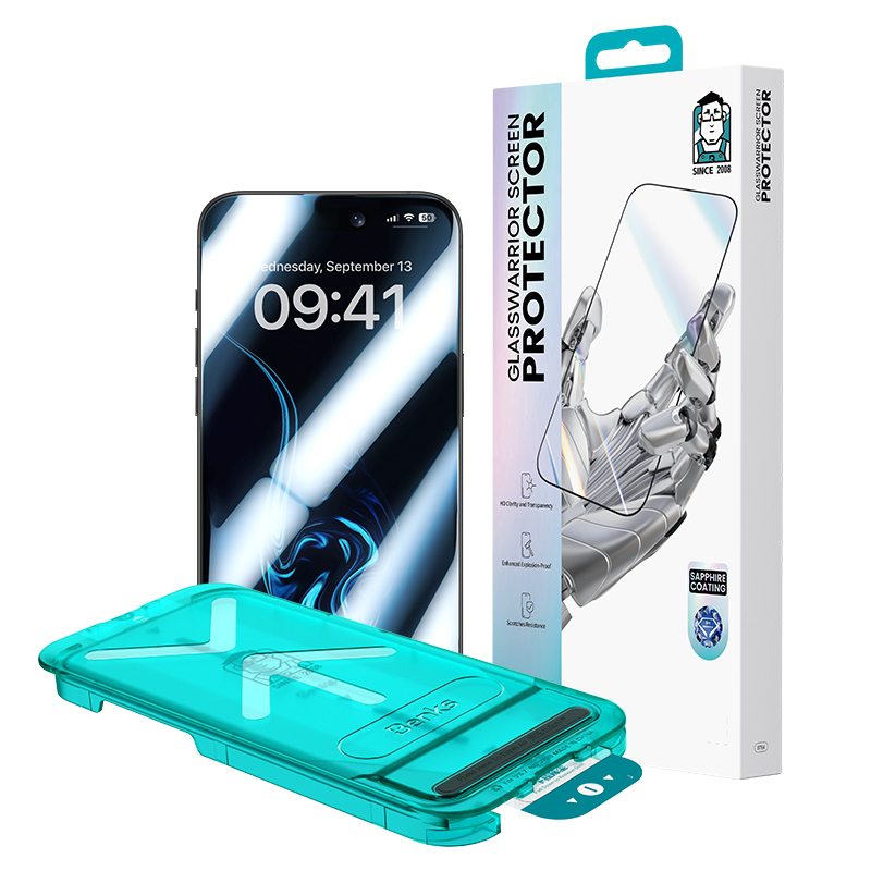 Apple iPhone 17 Pro Max Benks Glass Warrior Safir Coating 0.3mm Cam Ekran Koruyucu + Kolay Uygulama Aparatı - 4