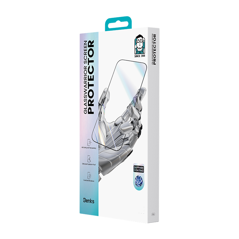 Apple iPhone 17 Pro Max Benks Glass Warrior Safir Coating 0.3mm Cam Ekran Koruyucu + Kolay Uygulama Aparatı - 5