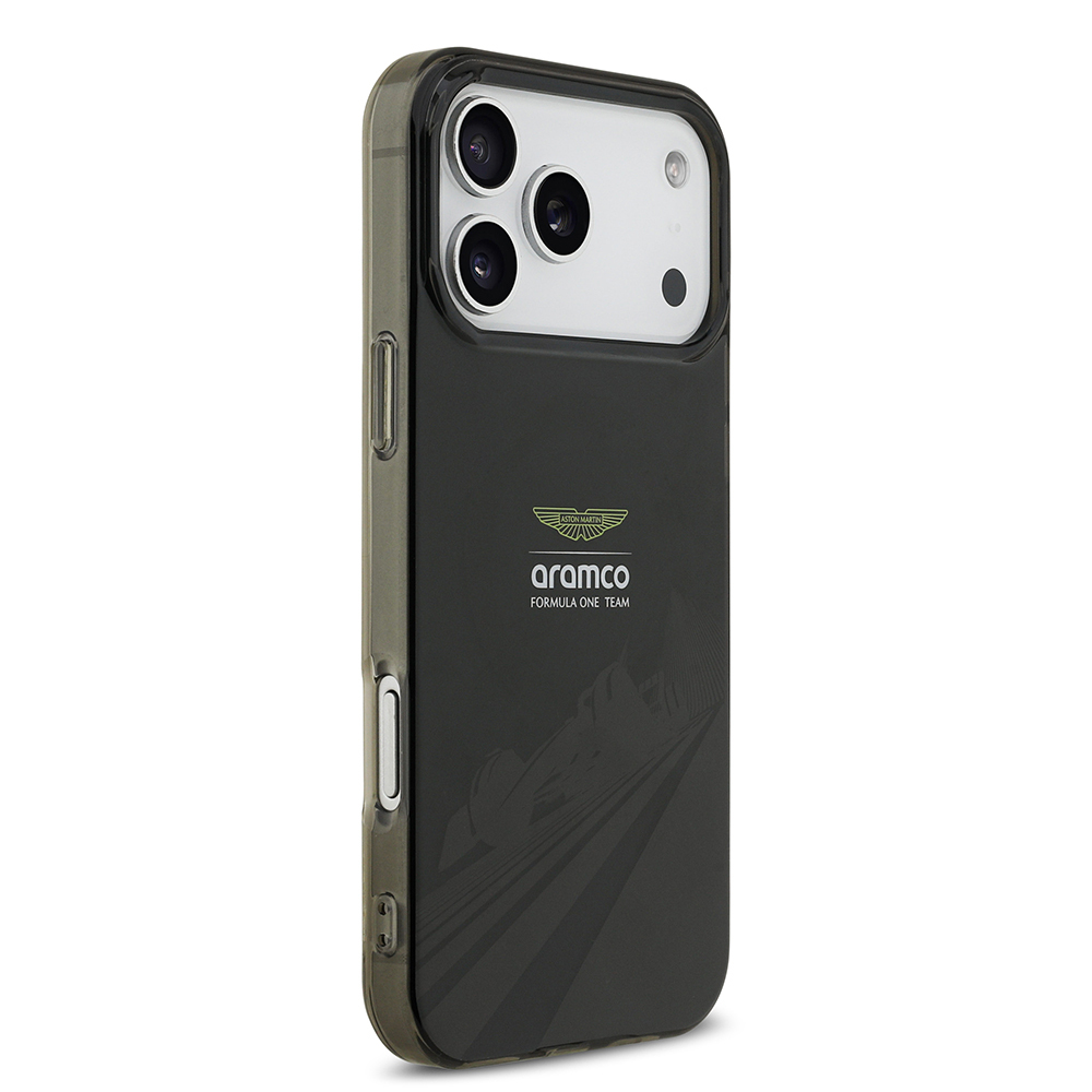 Apple iPhone 17 Pro Max Case Aston Martin Original Licensed M-Safe Charging Feature IML Print Logo Formula Design Cover - 5